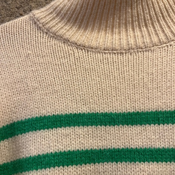 &Merci Striped Sweater green and cream - Picture 6 of 8